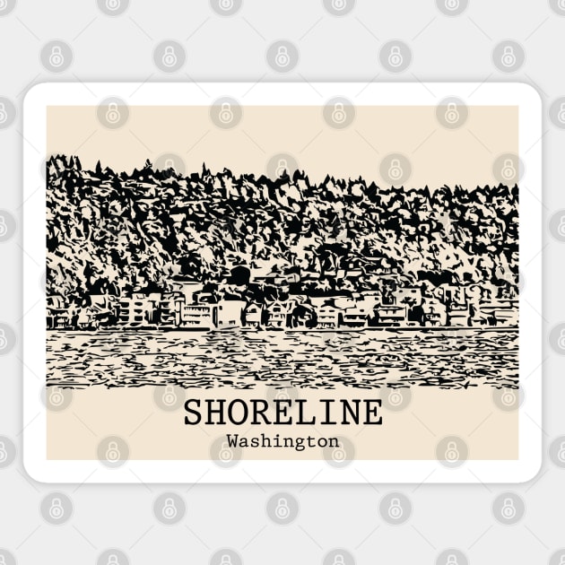 Shoreline - Washington Magnet by Lakeric
